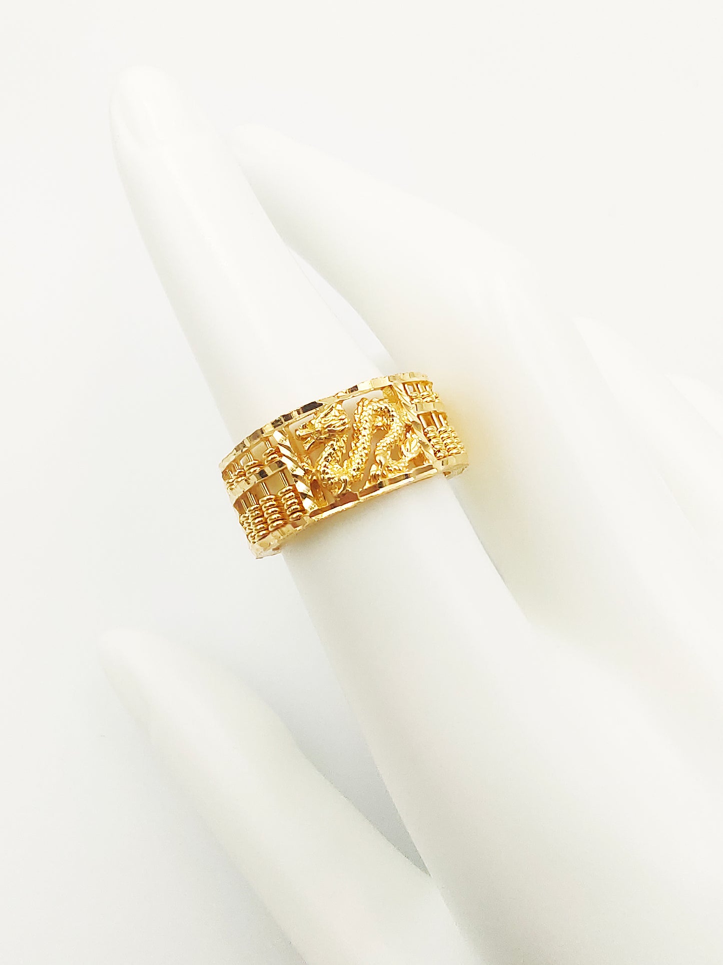 916 Full Abacus Dragon Ring