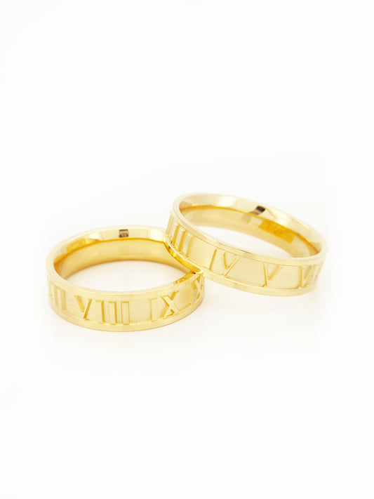 916 Roman Solid Ring
