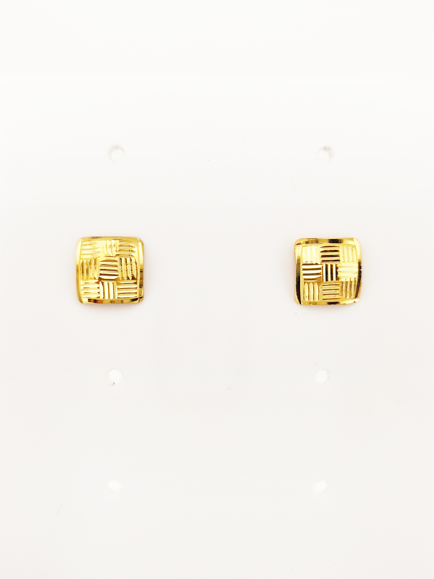 916 Square Stripe Earrings