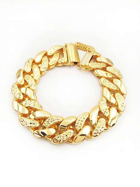 916 Fancy Solid Cowboy Box Bracelet