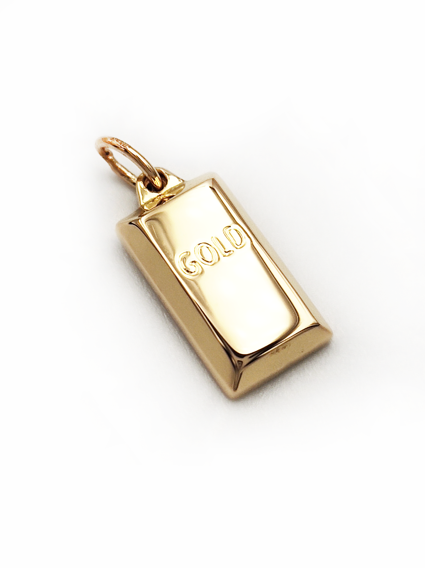 999 (5G) Gold Bar Pendant