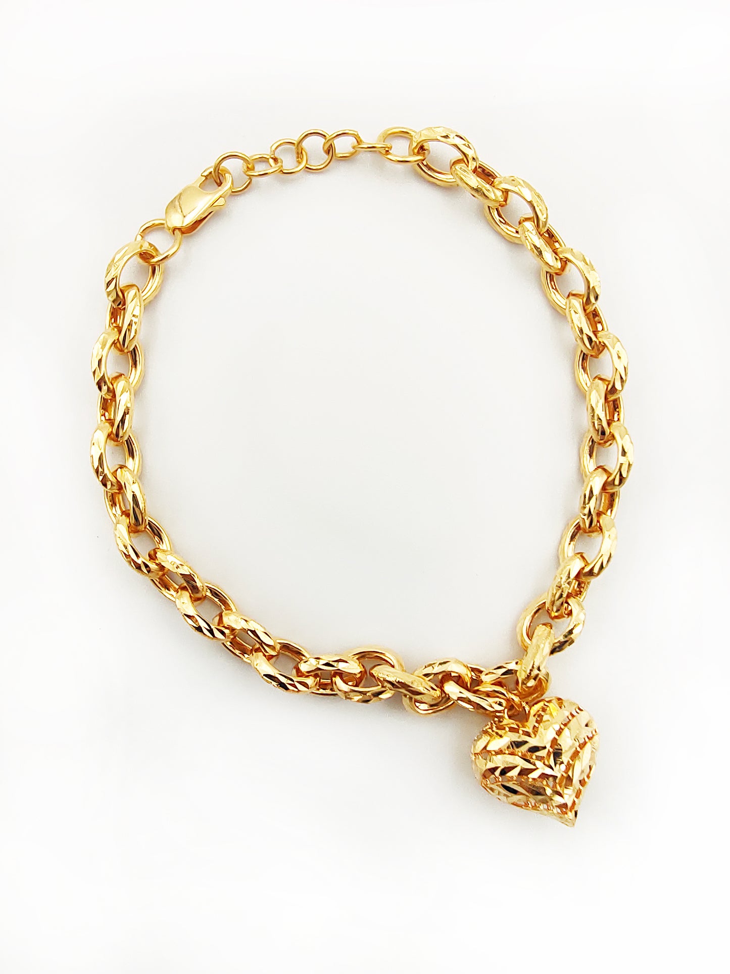 916 1 Heart Siput Bracelet