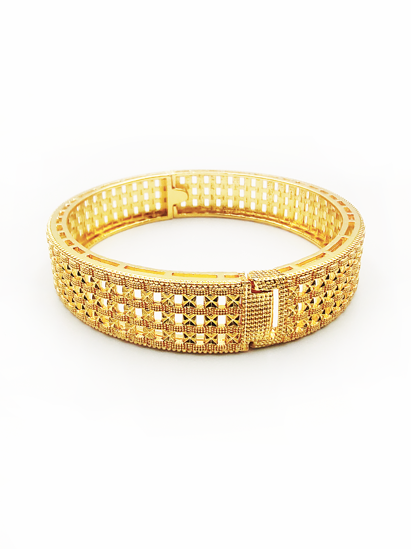 Titanium/Gold Plated Bangle ($66 take away)