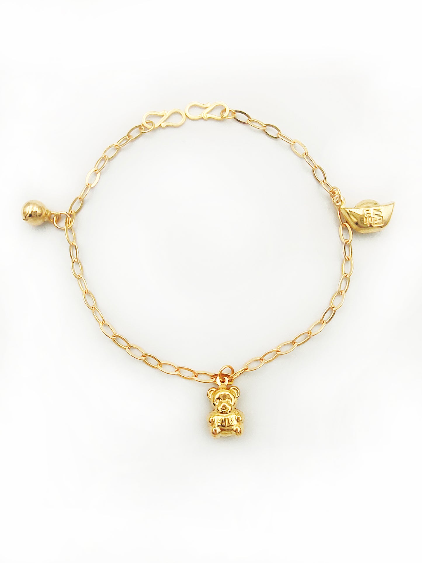 916 Baby Bear Dangling Bracelet