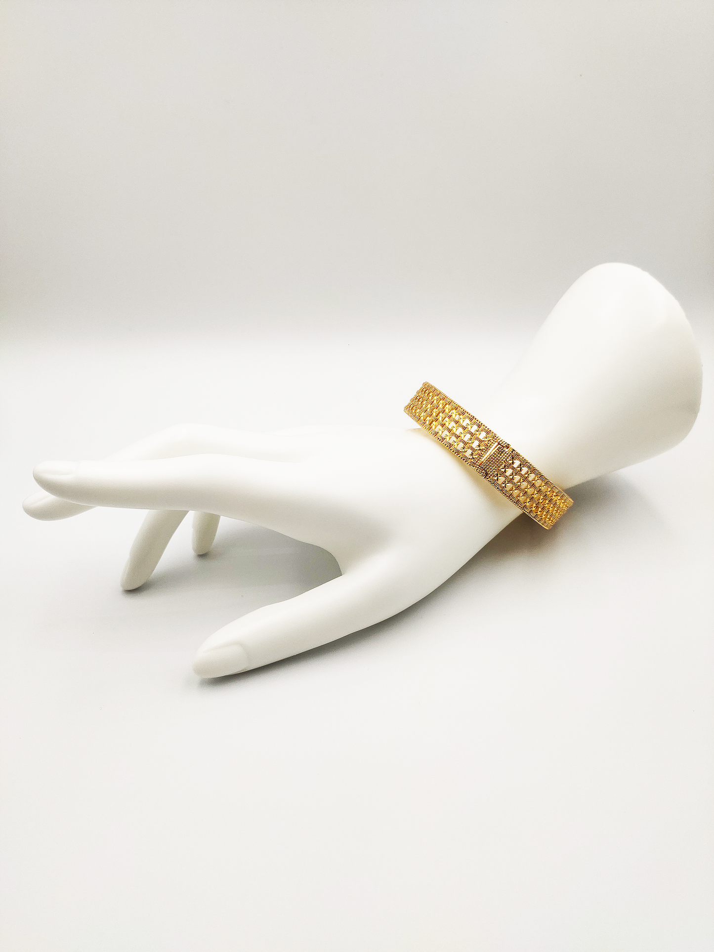 Titanium/Gold Plated Bangle ($66 take away)