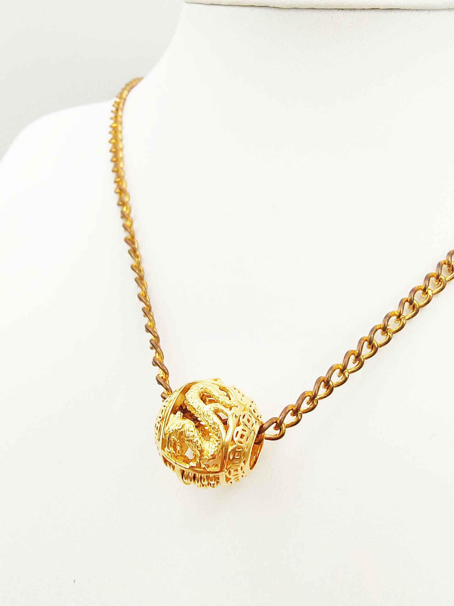 916 Dragon Abacus Ball Pendant