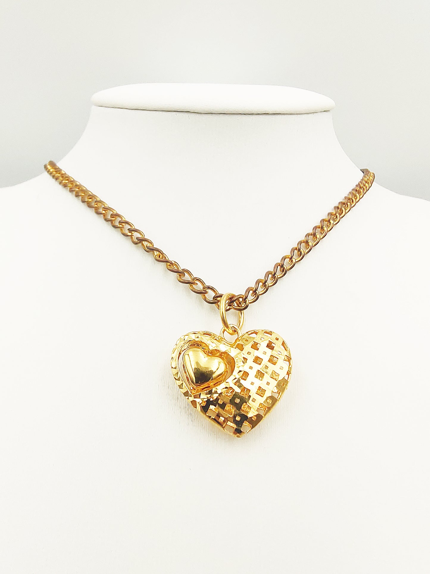 916 Heart In Heart Pendant