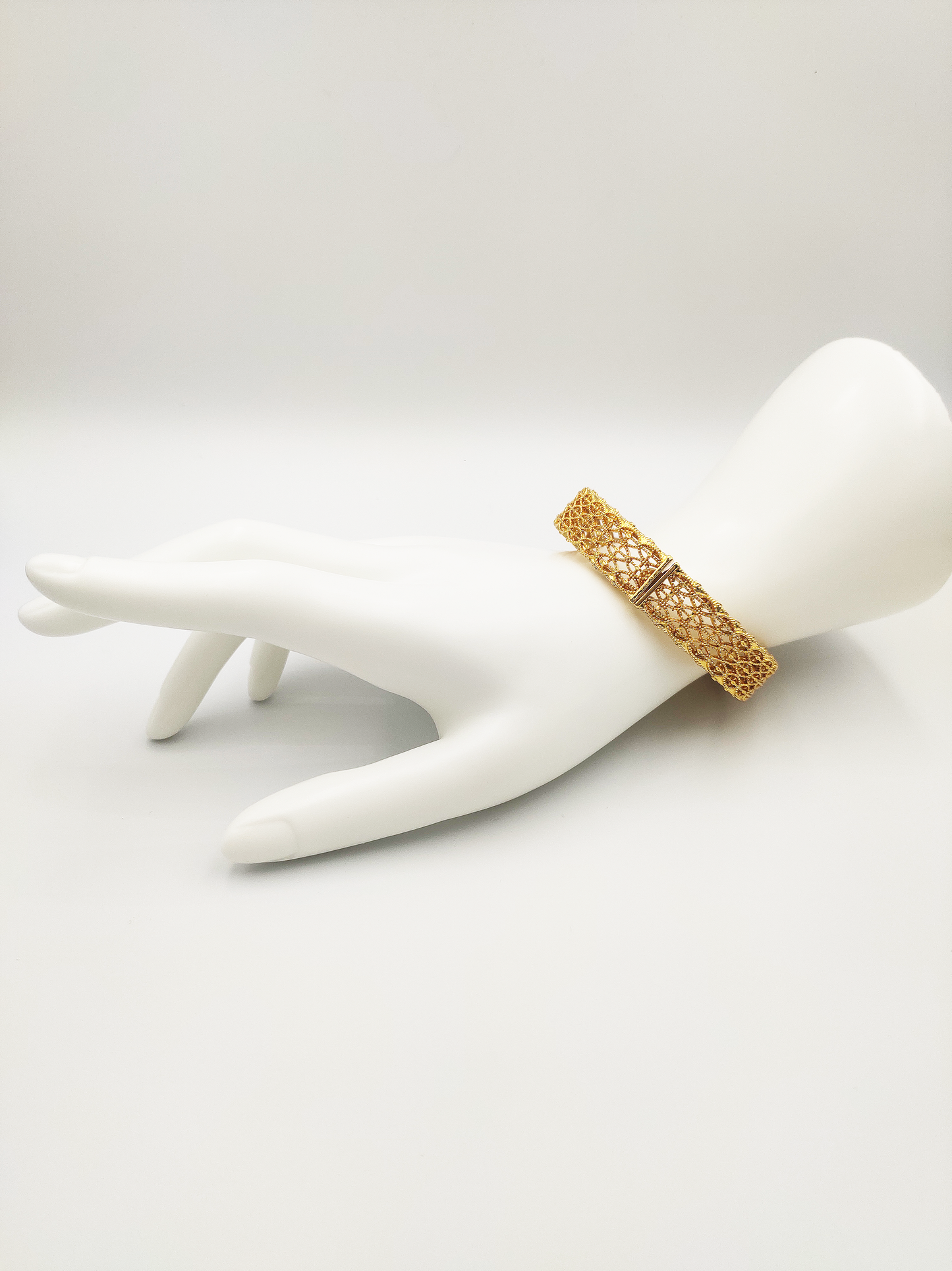 Titanium/Gold Plated Bangle ($66 take away)