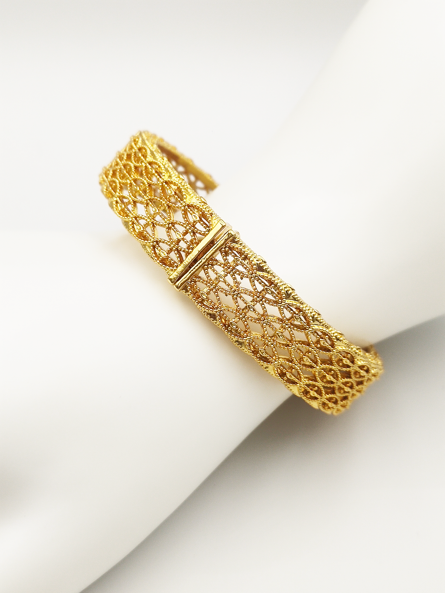 Titanium/Gold Plated Bangle ($66 take away)
