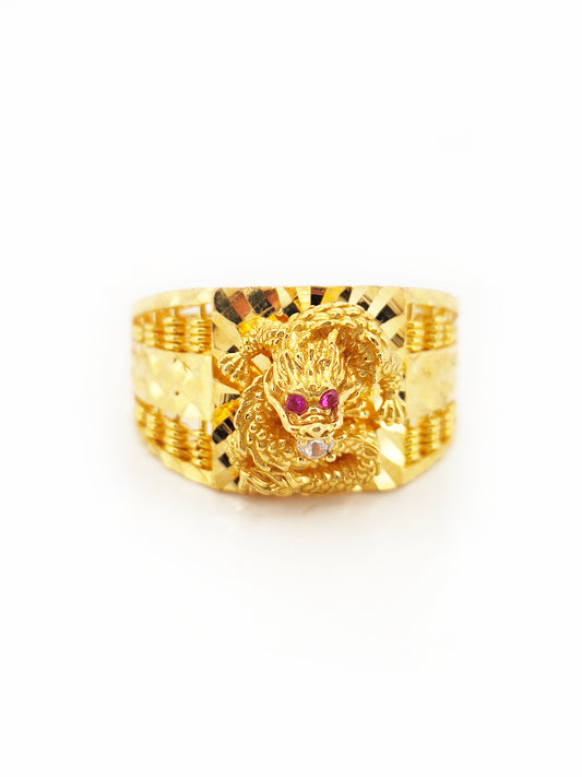 916 Dragon Abacus Ring