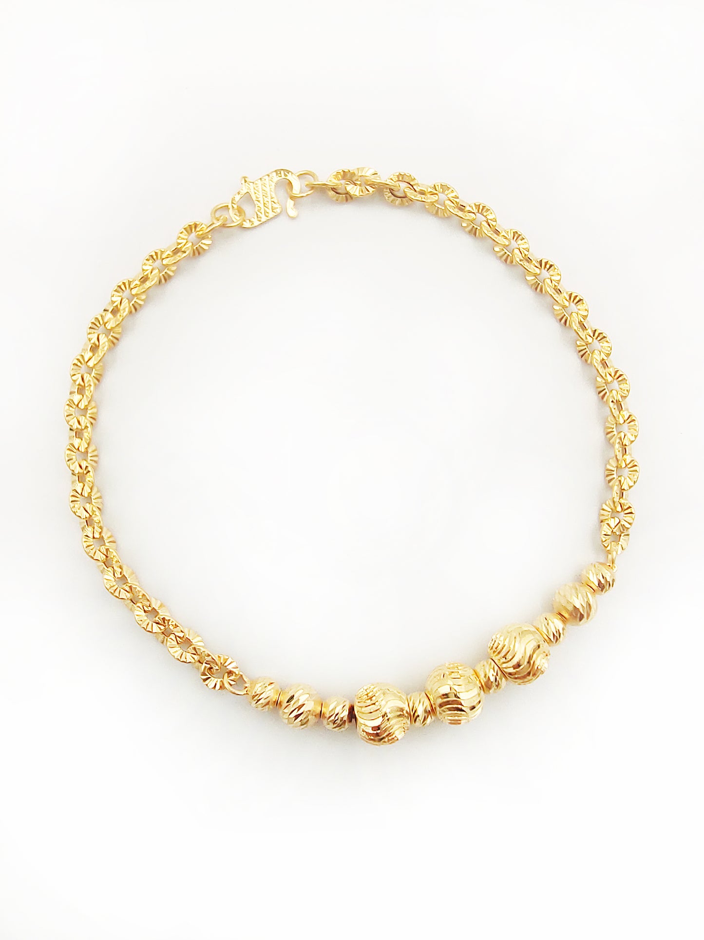 916 Sunflower 3 Ball Turkish Bracelet