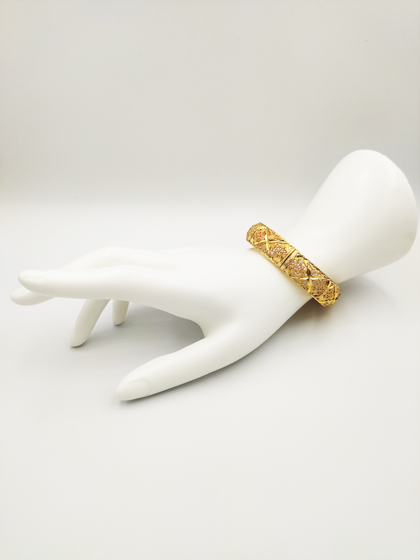 Titanium/Gold Plated Bangle ($66 take away)