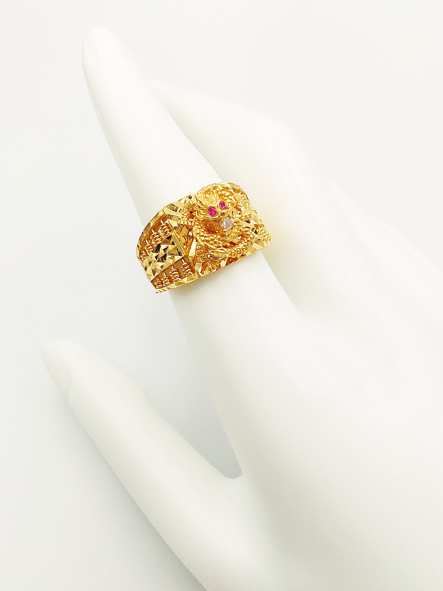 916 Dragon Abacus Ring