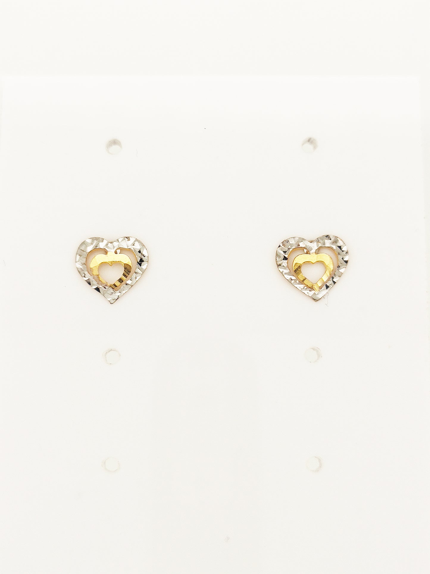 916 Heart In Heart Earring