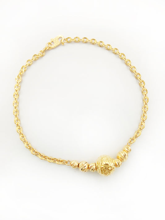 916 Sunflower 1 Ball Turkish Bracelet