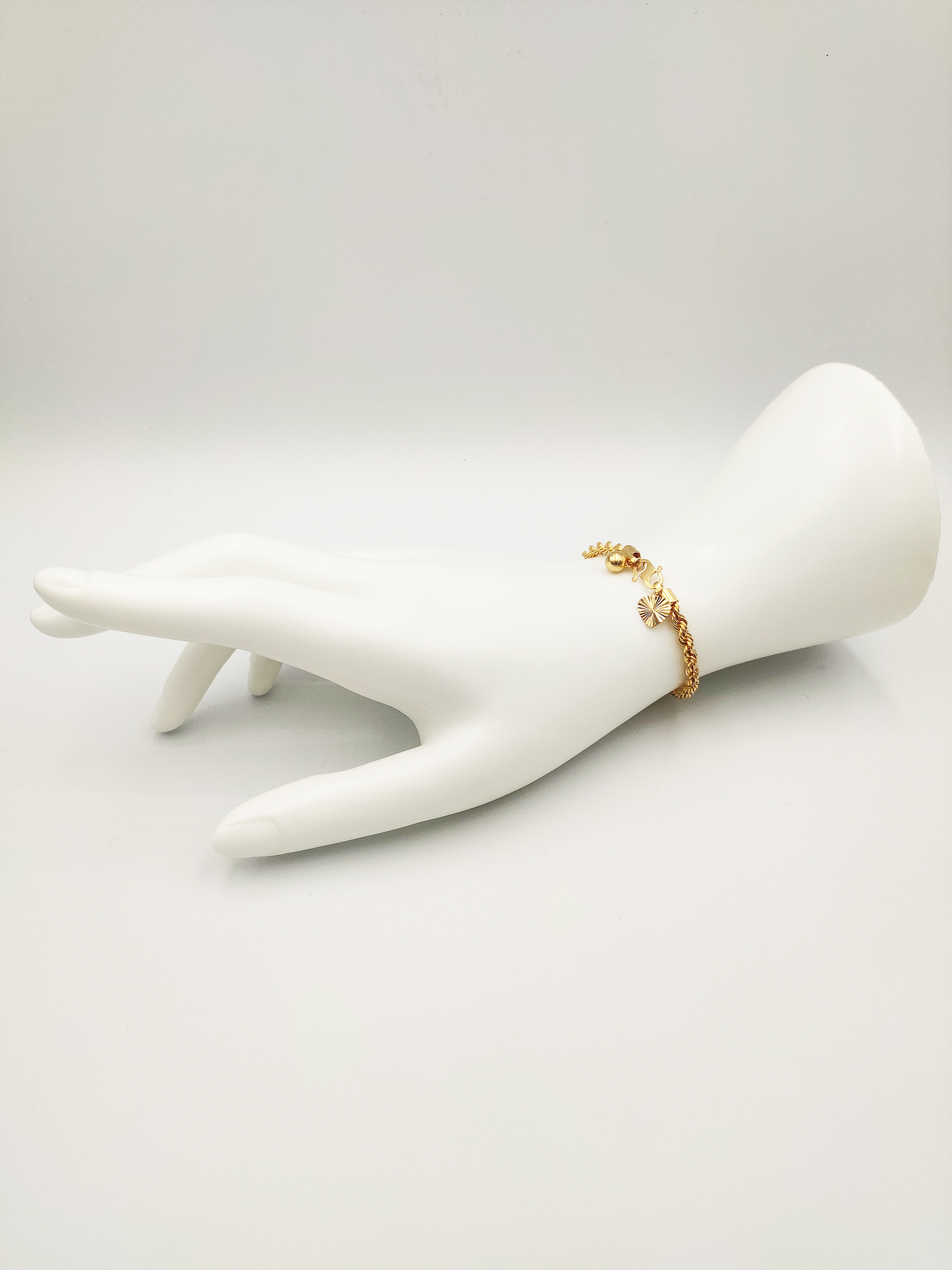 916 Hollow Rope Anklet