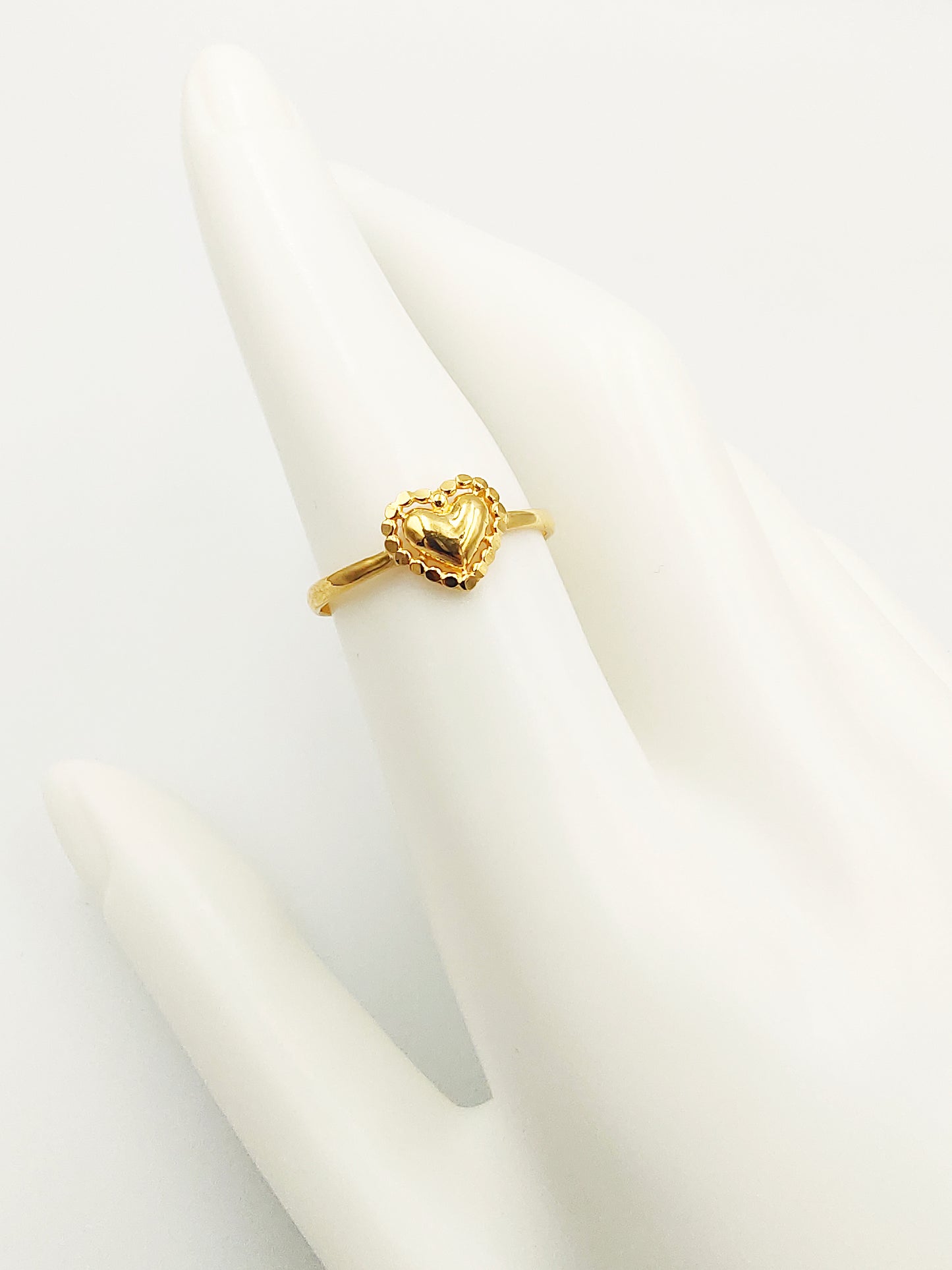 916 Twin Heart Ring