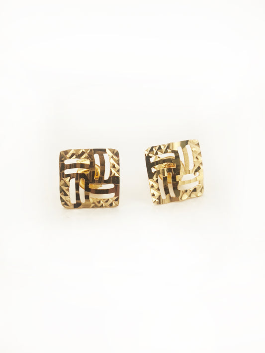 916 Square Earring