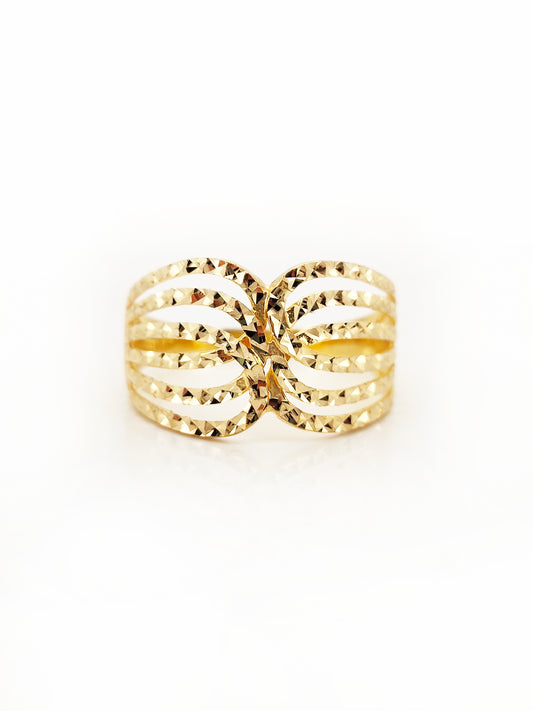 916 Gold Butterfly Ring