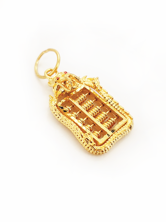 916 Dragon Abacus Pendant
