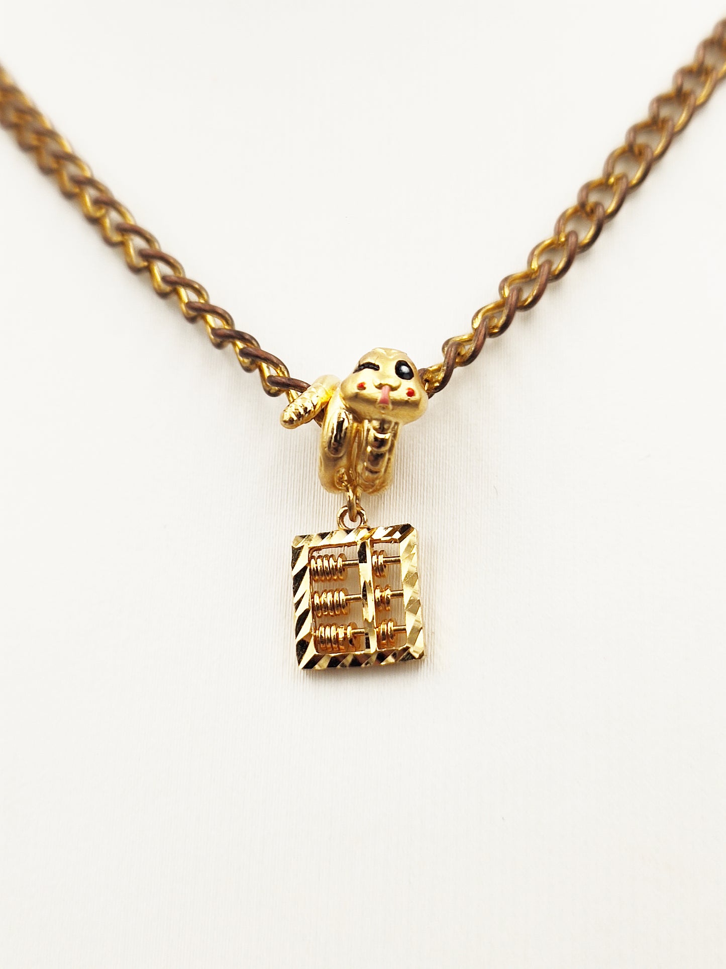 916 Snake Abacus Pendant