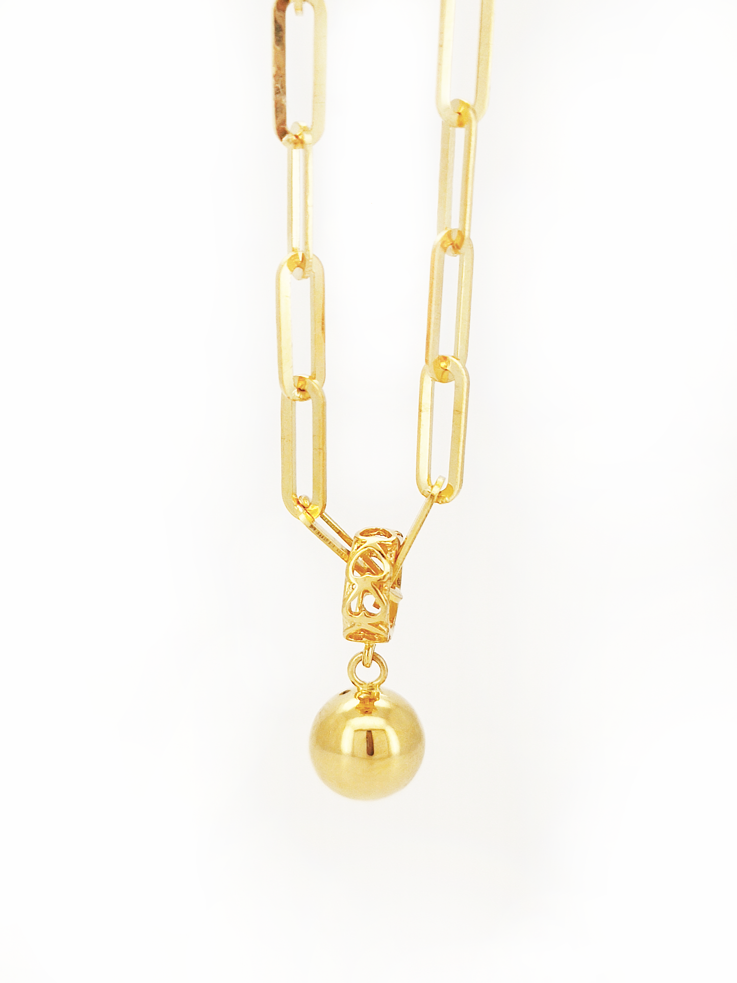 916 Hollow Ball Pendant