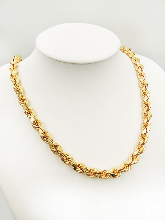 916 Solid Rope Chain (Above 12g)