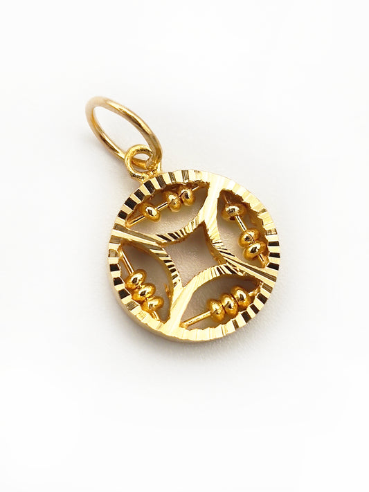 916 Coin Abacus Pendant