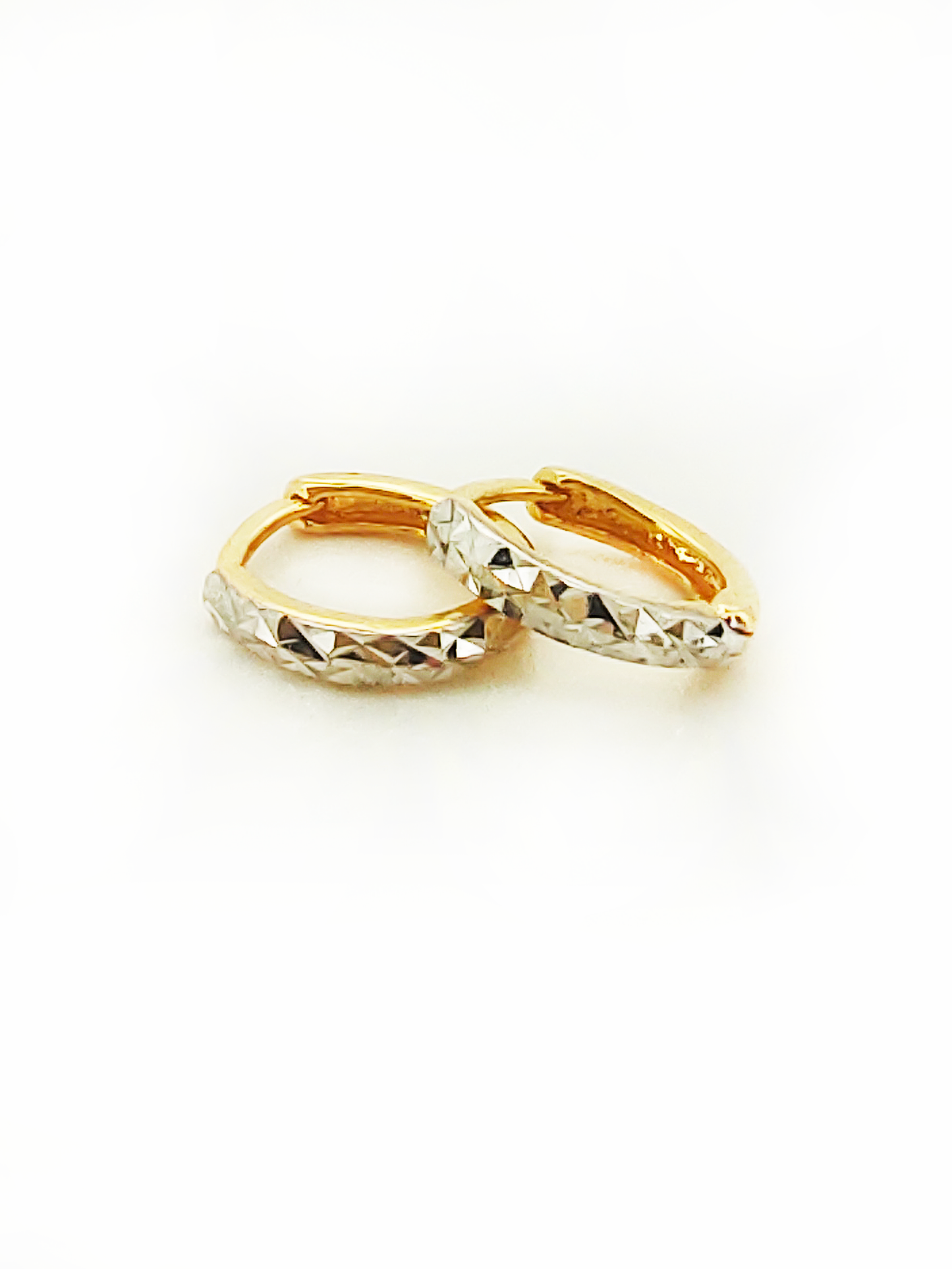 916 2 Tone Earrings
