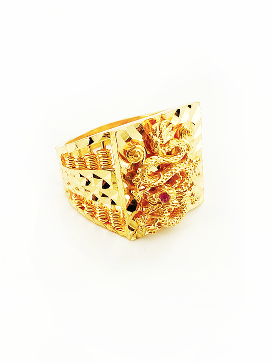 916 Abacus Dragon Ring