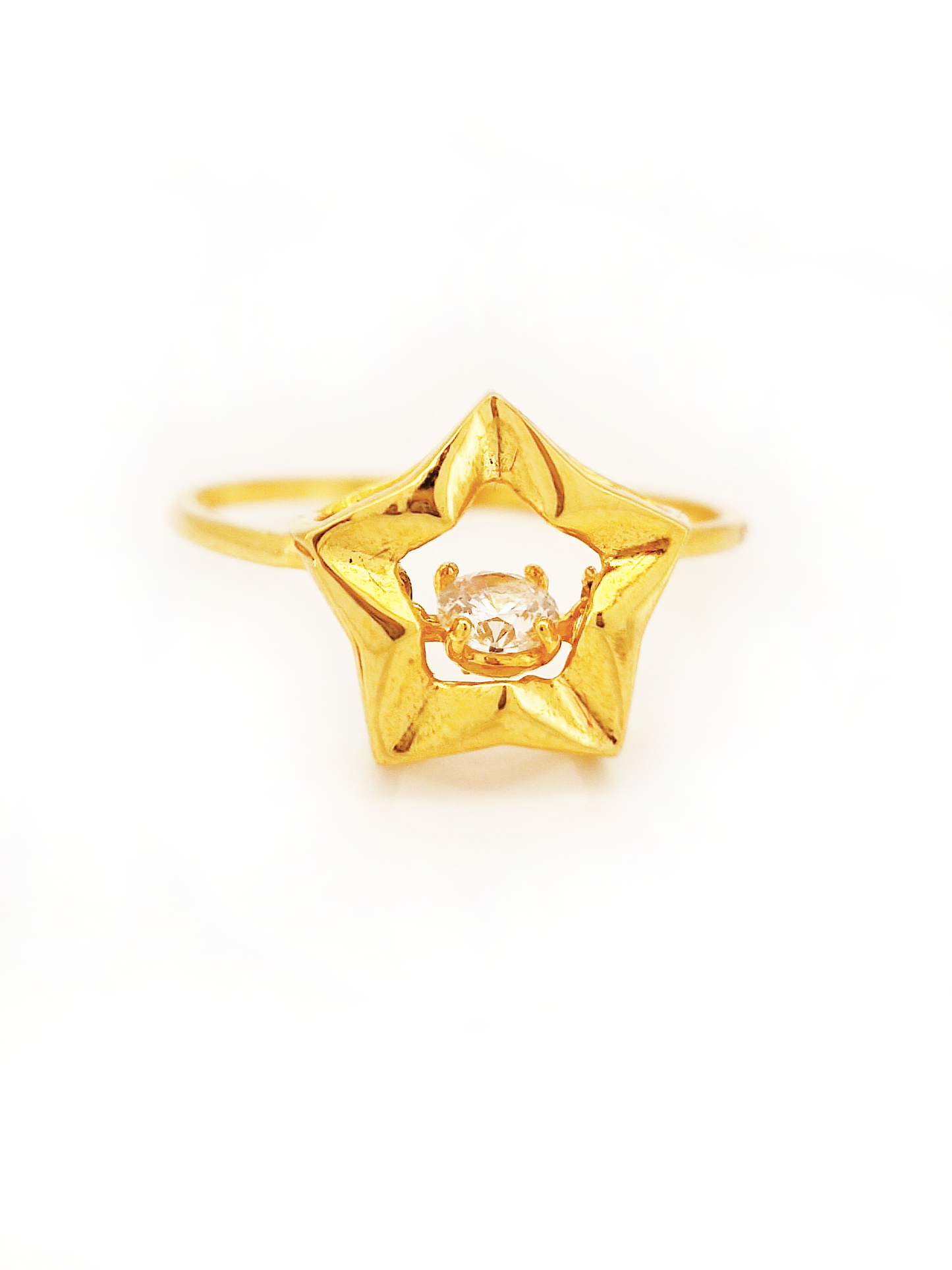 916 Gold Ring With Stone