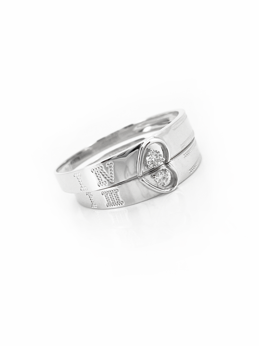 White Gold Ring With Diamond 0.150CT
