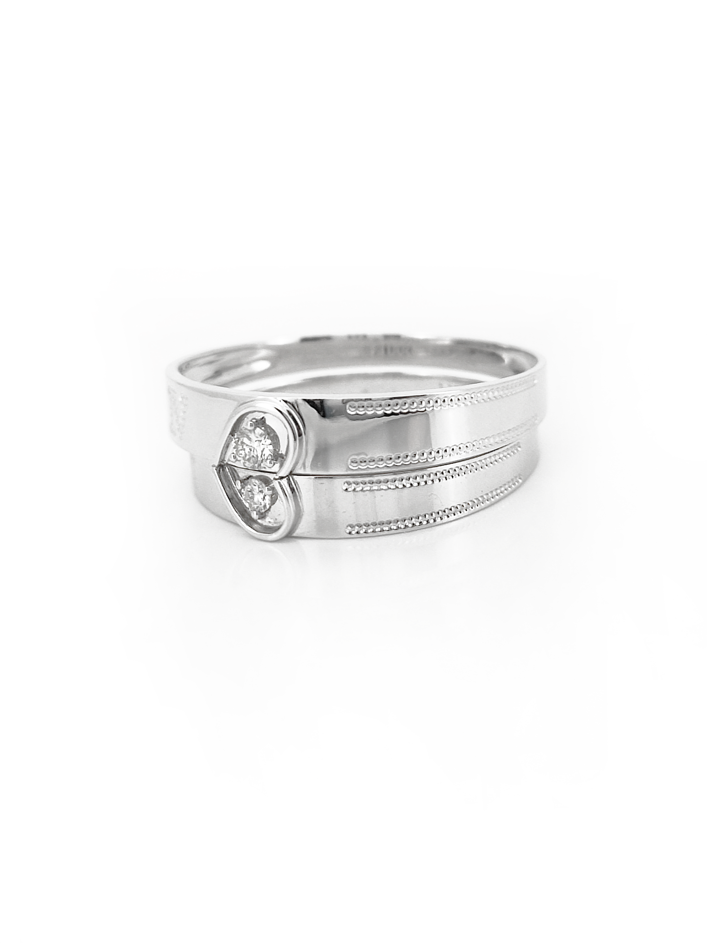 White Gold Ring With Diamond 0.150CT