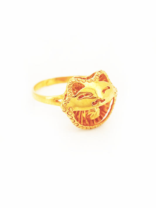 916 Fortune Cat Ring