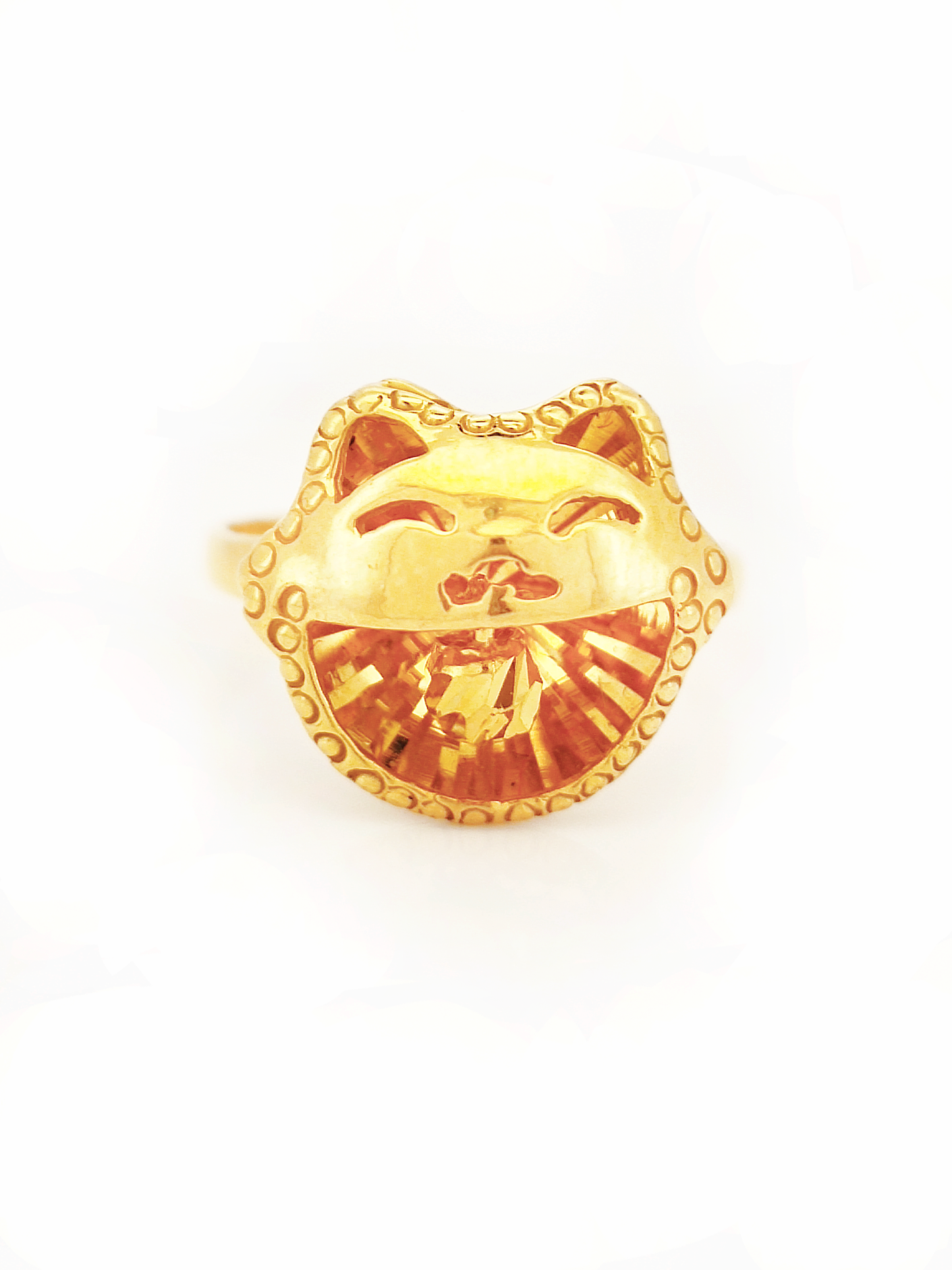 916 Fortune Cat Ring