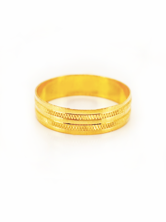 916 Double Lane Solid Ring