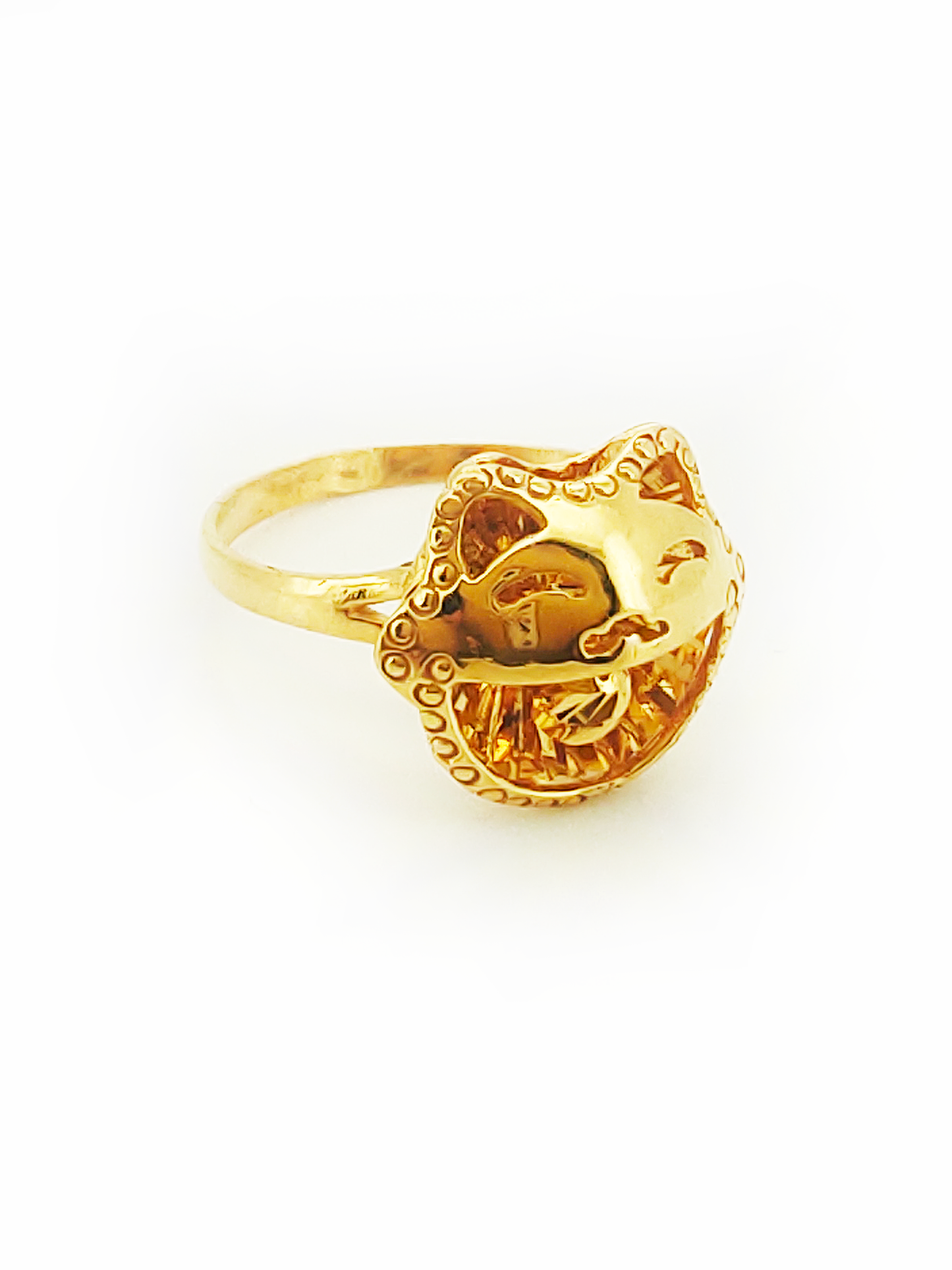 916 Fortune Cat Ring