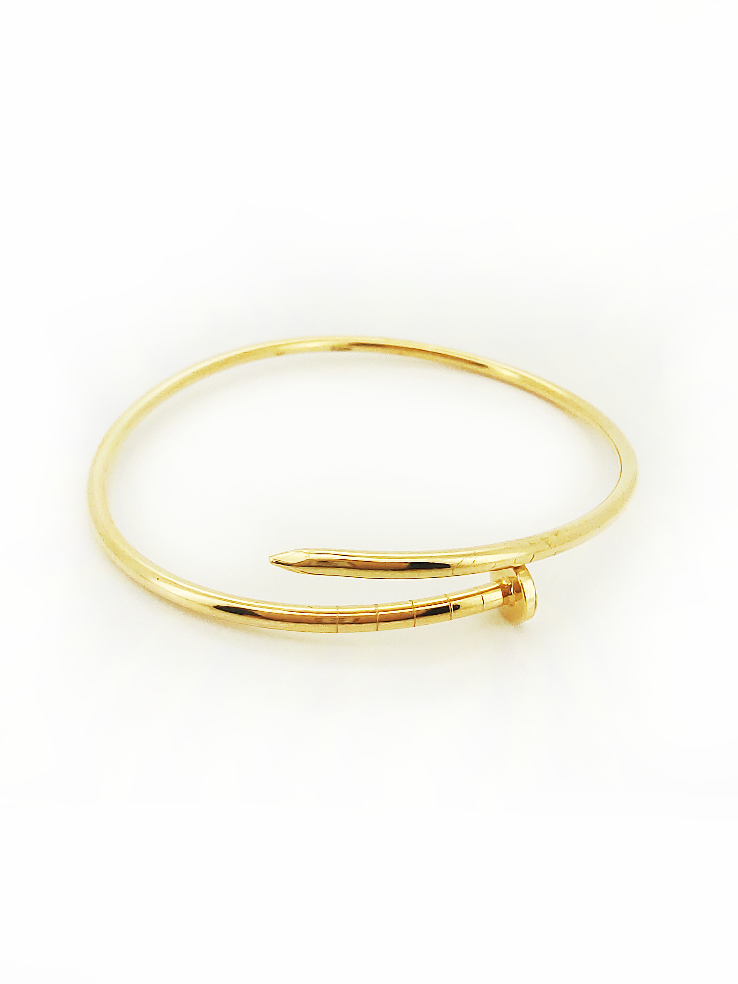 Cartier nail 2025 bangle gold