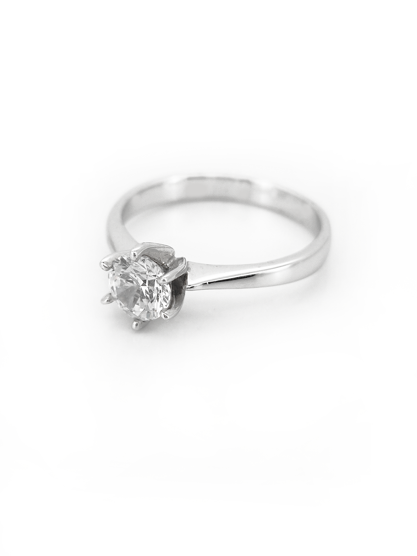 White Gold Ring With Diamond 0.03CT