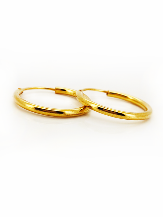 916 Gold Earrings
