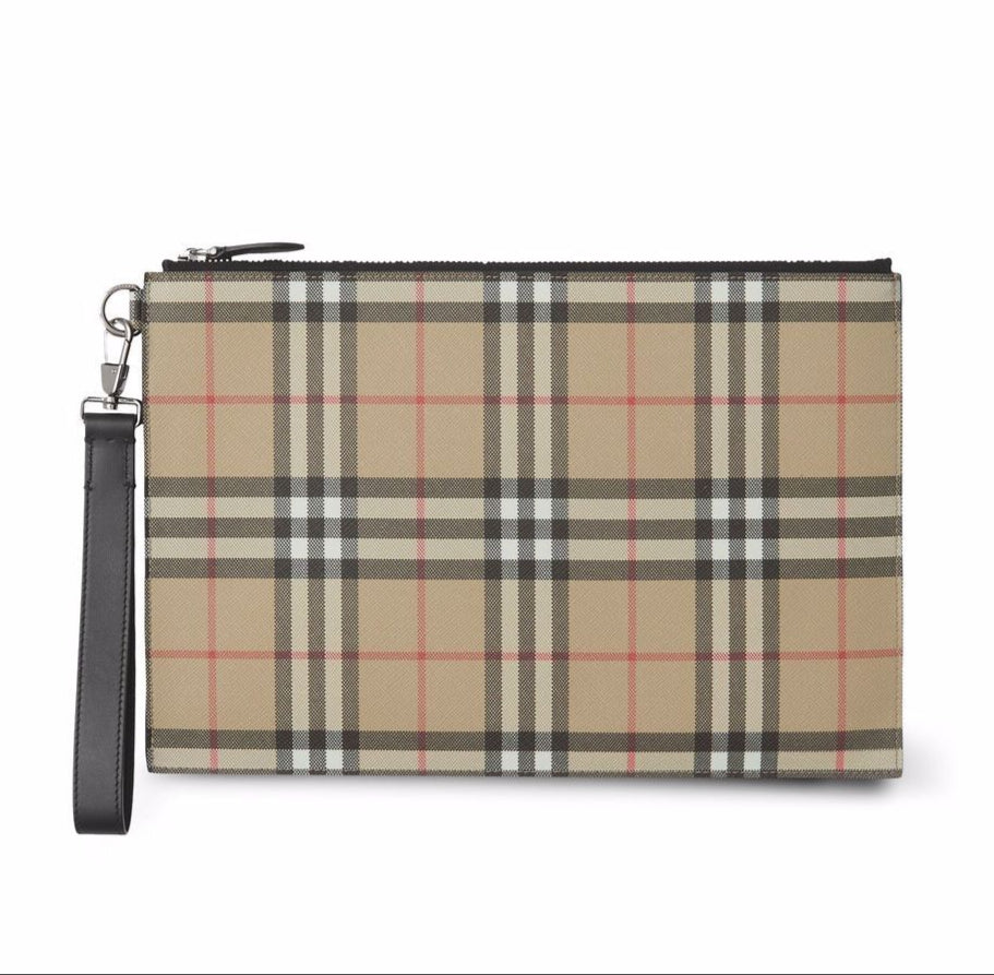 Burberry Vintage Check Zip Pouch