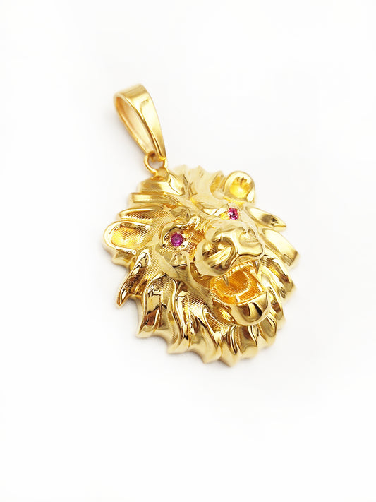 916 Gold Lion Pendant