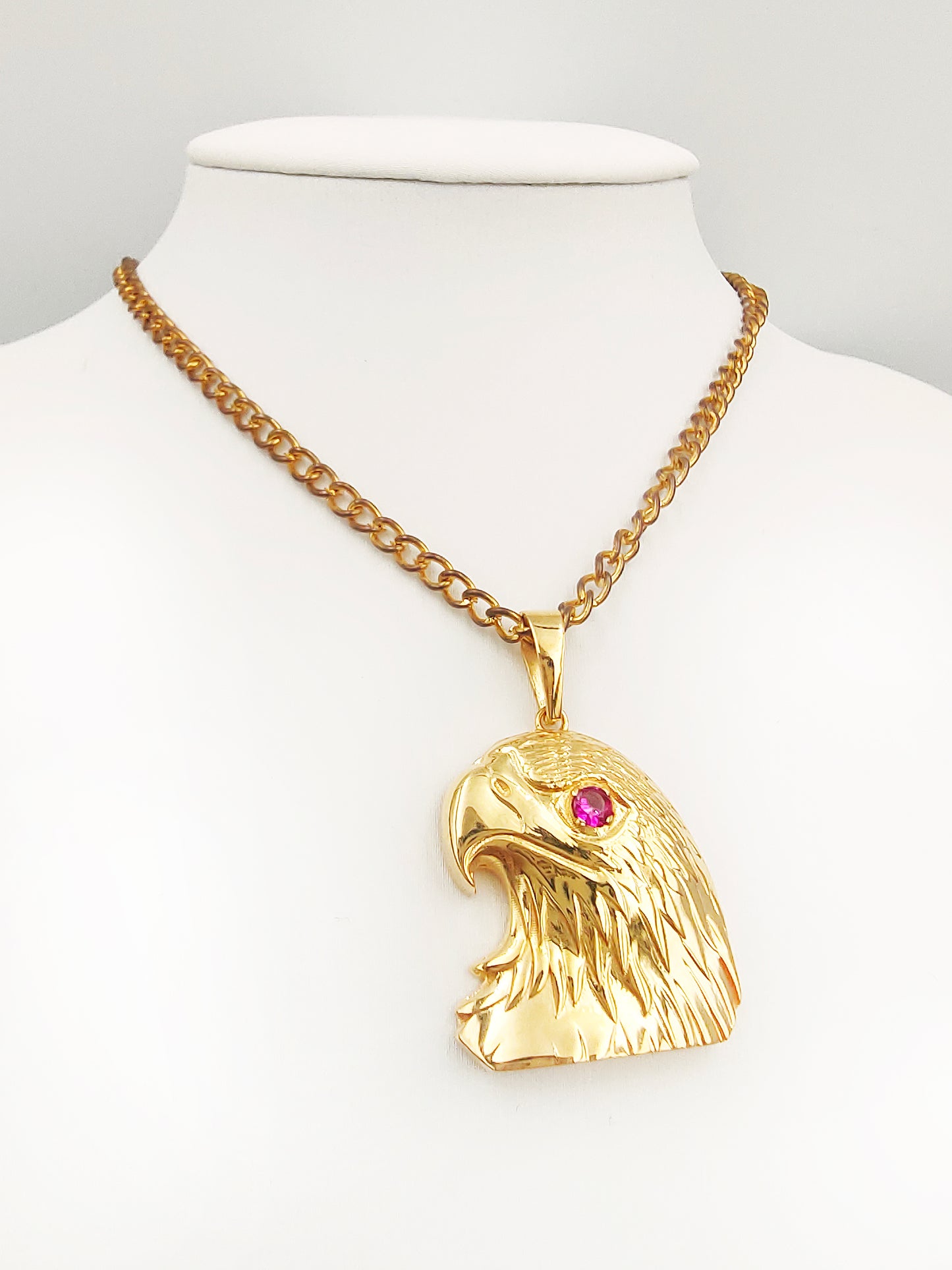 916 Gold Eagle Pendant