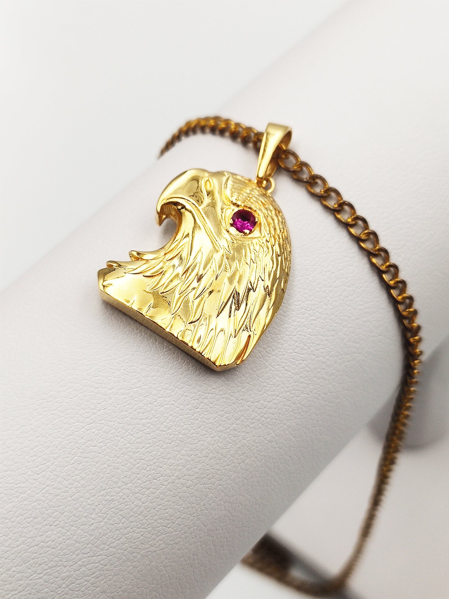 916 Gold Eagle Pendant