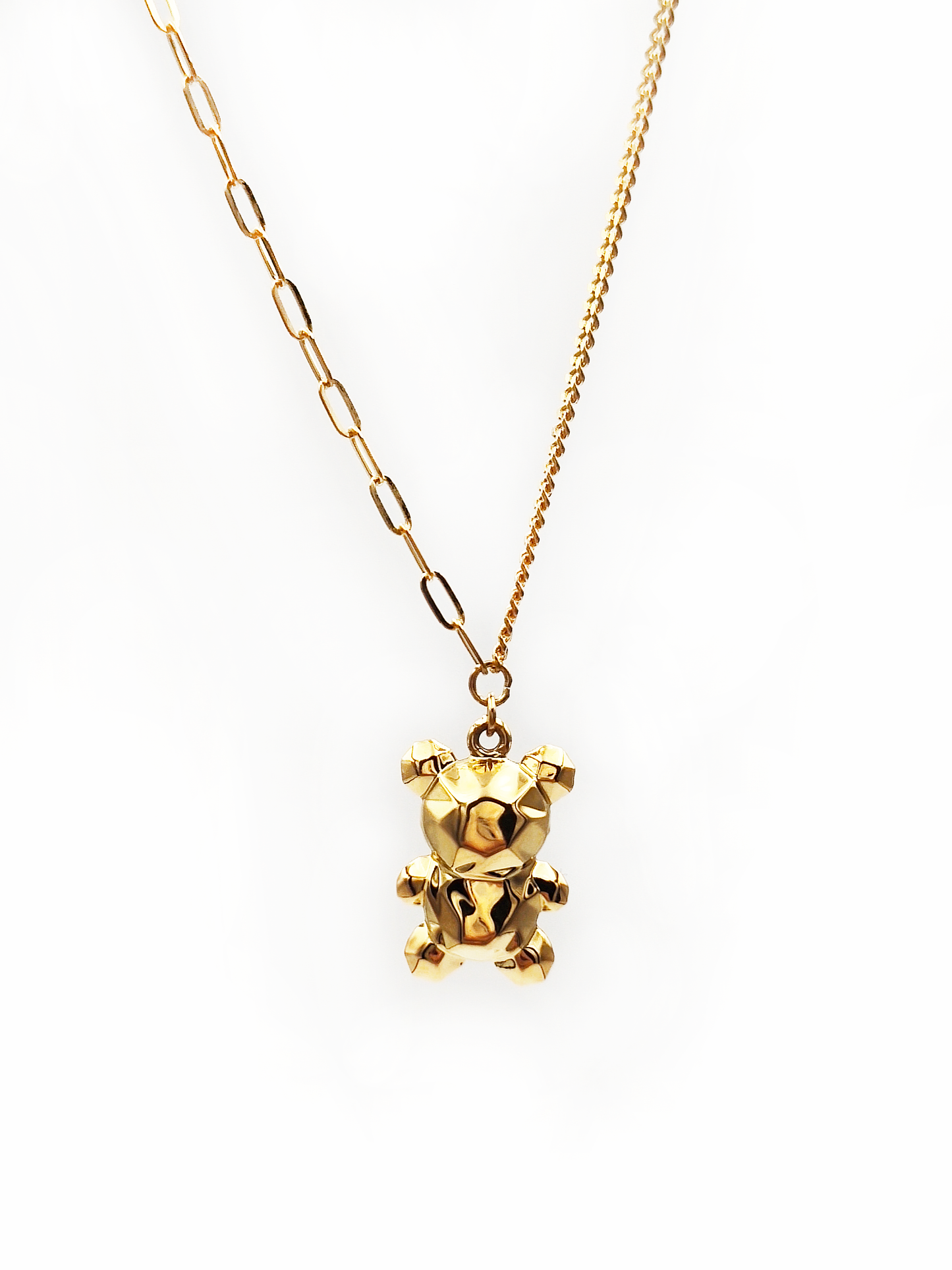 999 Bear Pendant & Chain Set