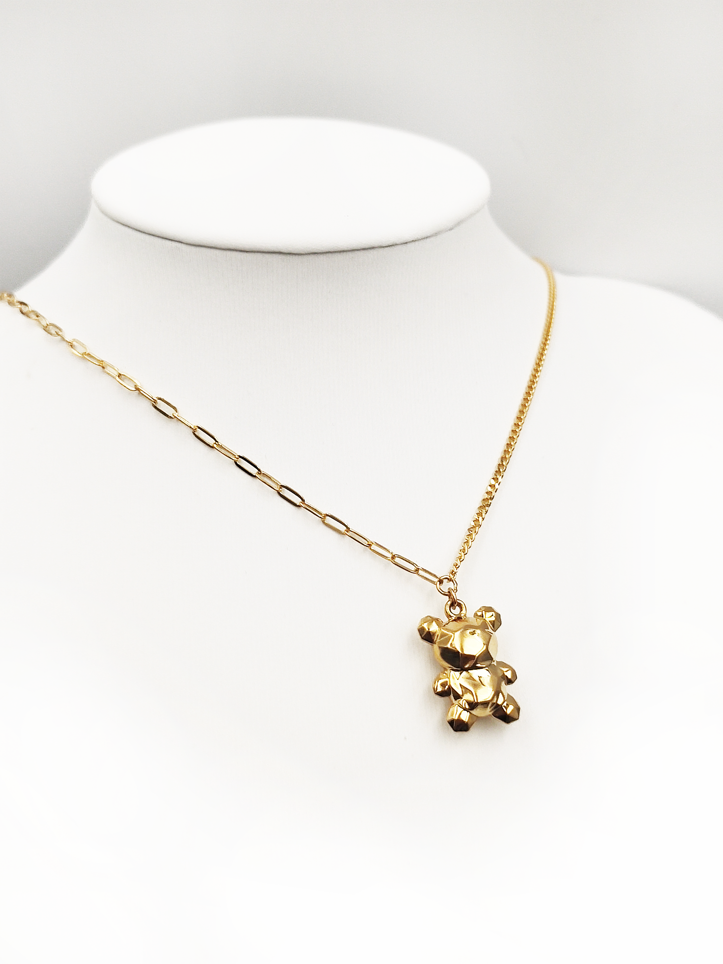 999 Bear Pendant & Chain Set