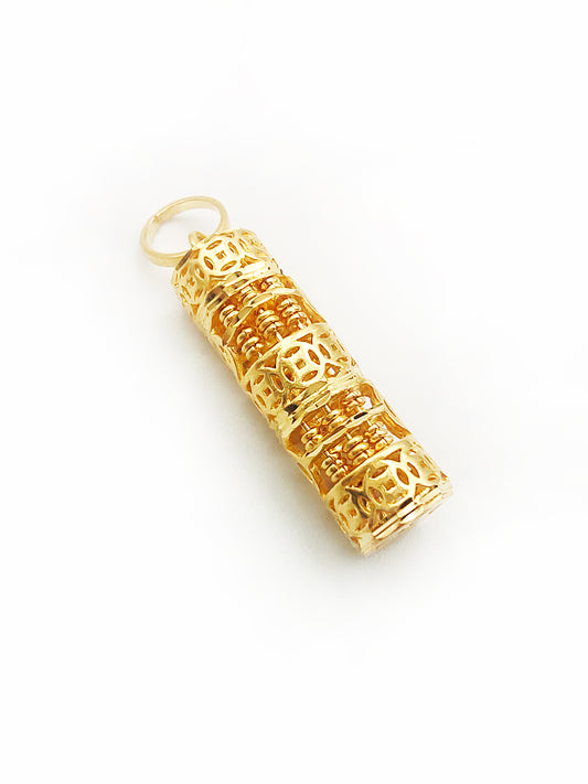 916 Tube Abacus Pendant