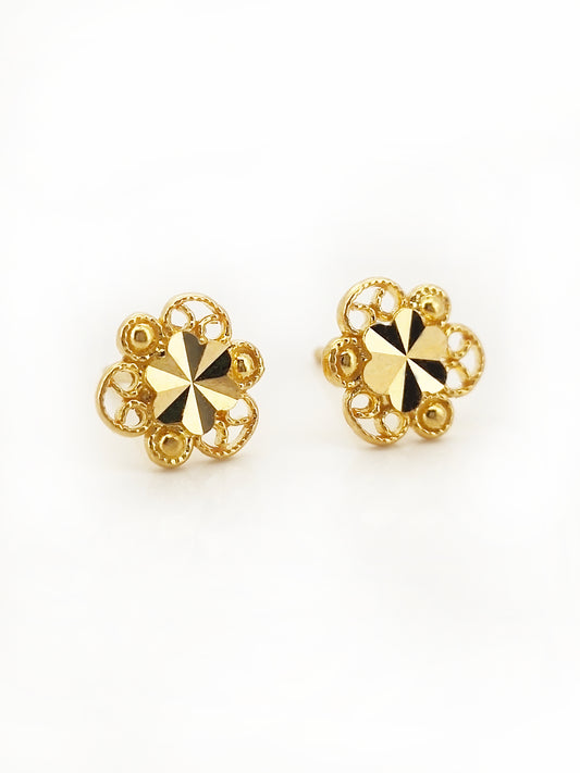 916 Fancy Flower Earring