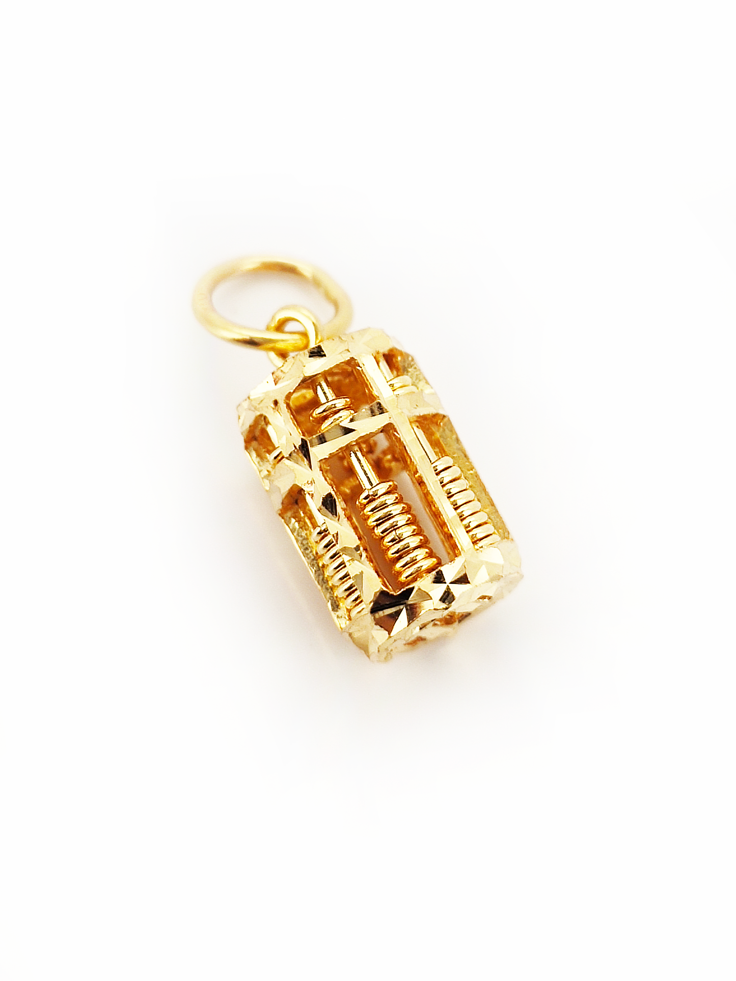 916 Cage Abacus Pendant