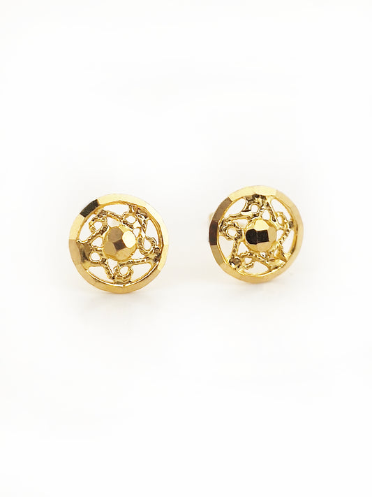 916 Fancy Round Earring